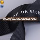 Sinicline hots custom printed logo textured ribbon grosgrain satin ribbon with black color 100 meters per roll